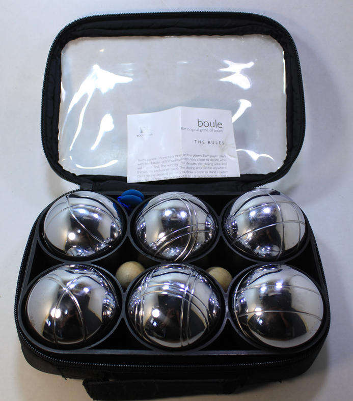 Set of Boule Balls in Bag with Rules by Woolworths