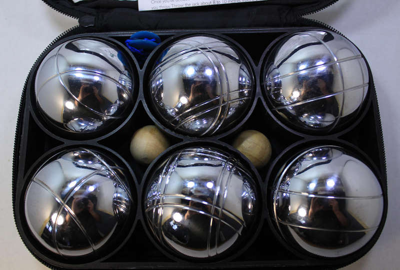 Set of Boule Balls in Bag with Rules by Woolworths