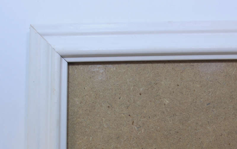 Three Various Sized White Photo Frames With Stands