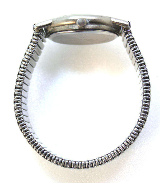 Tempo Quartz Ladies Wristwatch with Expandable Silver Strap