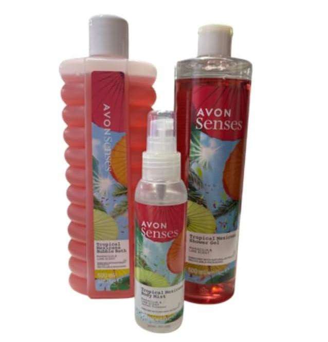 Avon Senses Tropical Mexicana Fragrance Body Gift Set