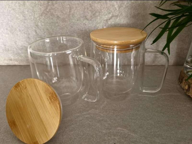 2 x Double wall mug, 350ml