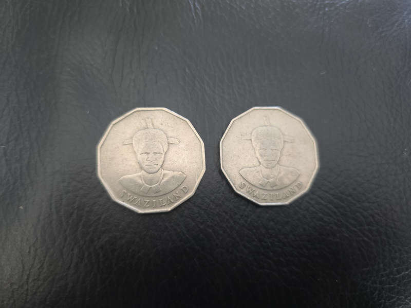 Swaziland 50c 1986 coins