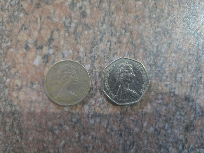 New pence coins