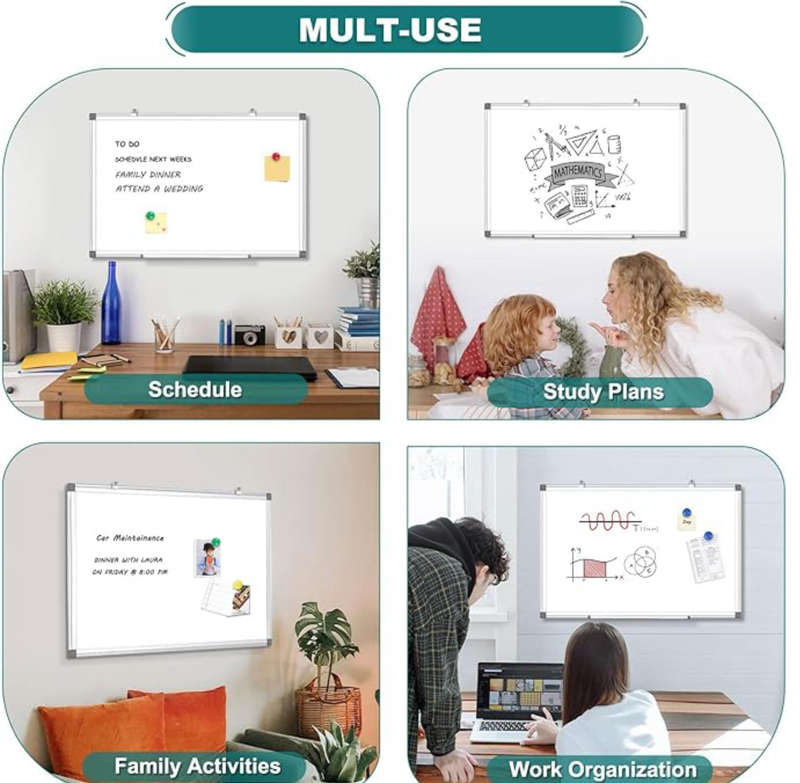 100cm x 150cm Magnetic Whiteboard Dry Erase White Board