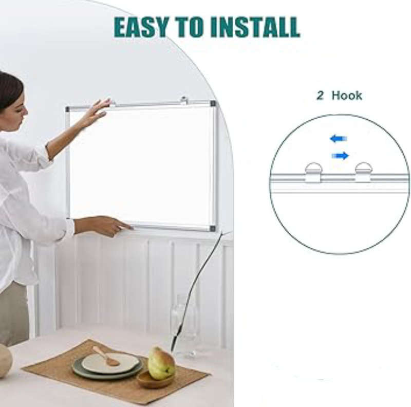 90cm x 120cm Magnetic Whiteboard Dry Erase White Board