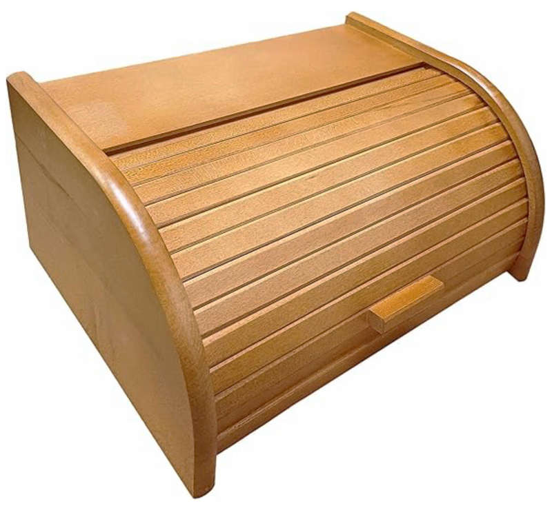 Wooden Bread Bin, Bamboo Bread Bin