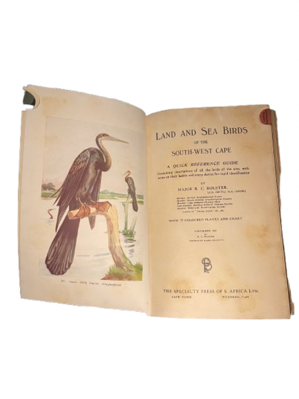 Land and sea birds of the south west cape by Bolster