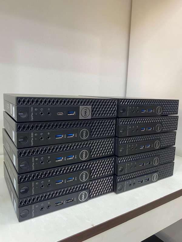 Dell Optiplex 3060 Tiny Core i5 - 8 Gen Mini Desktops 256 Ssd  8 Gb Ram DDR 4Dell Optiplex 3060 Tiny