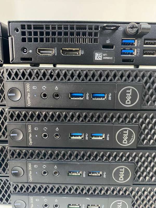 Dell Optiplex 3060 Tiny Core i5 - 8 Gen Mini Desktops 256 Ssd  8 Gb Ram DDR 4Dell Optiplex 3060 Tiny