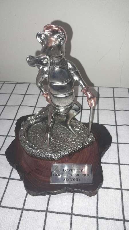 Lost City Golf challenge 2010 second place trophy