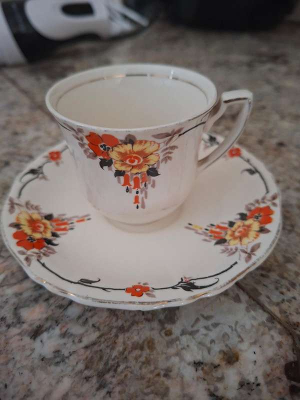 vintage Alfred Meakin England saucer and cup
