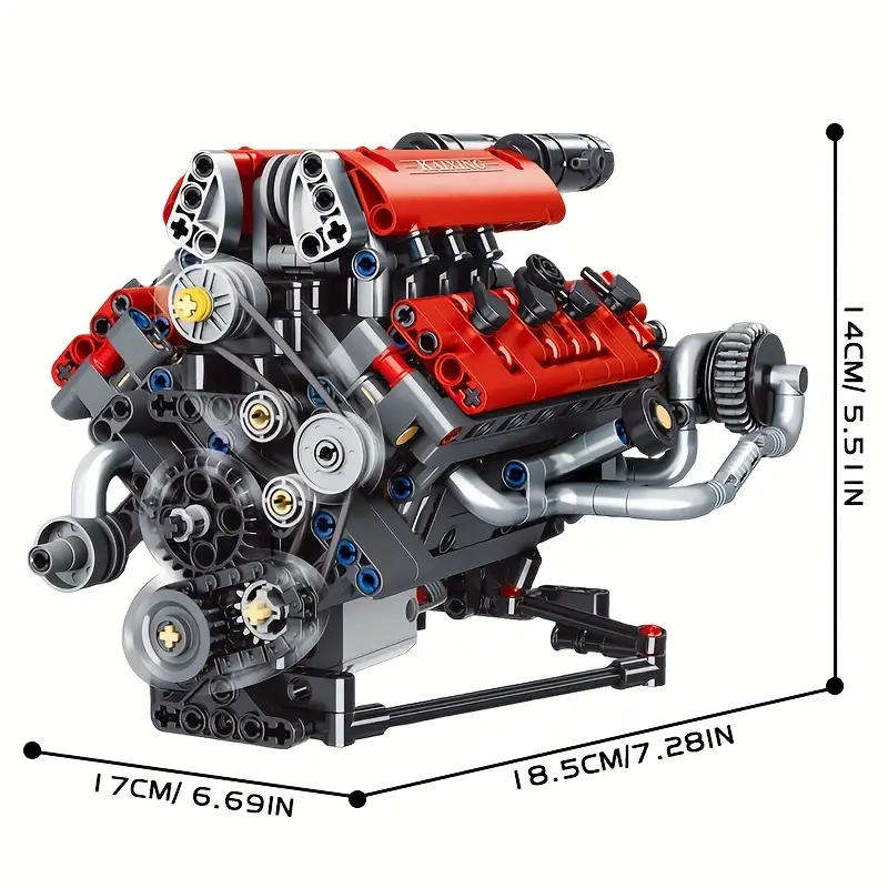 V8 engine scale build your own kit