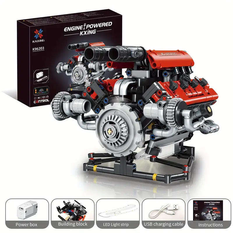 V8 engine scale build your own kit