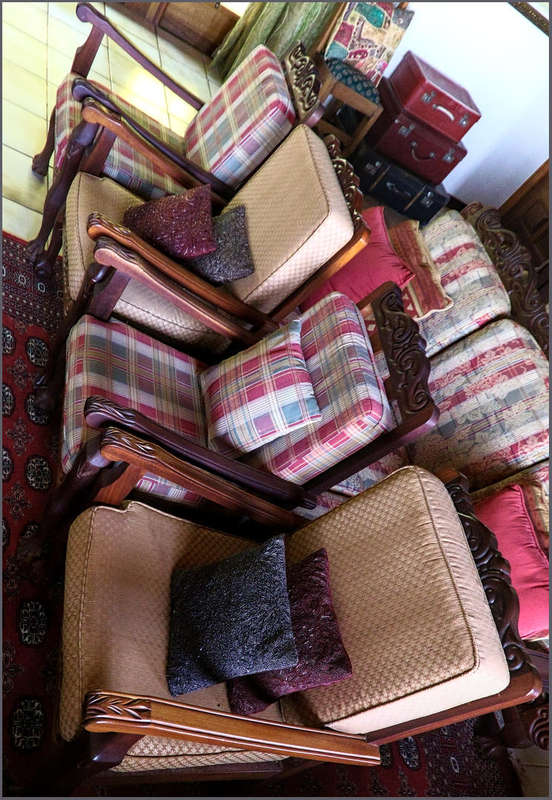 Lounge set Imbuia Ball and Claw 11 seater