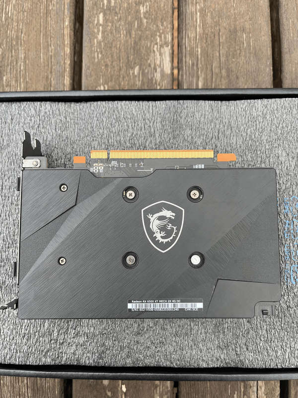 MSI Radeon RX 6500 XT MECH 2X 4GB OC GDDR6