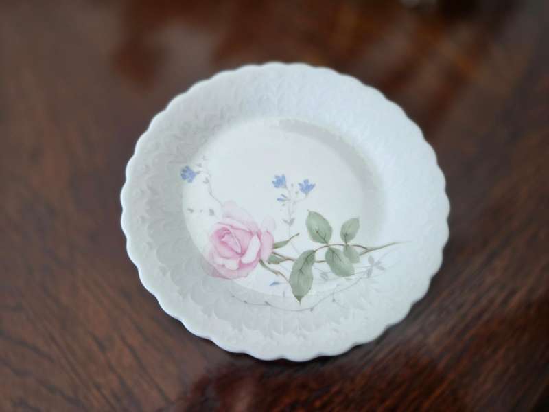 Mikasa "April Rose" bone china trio set