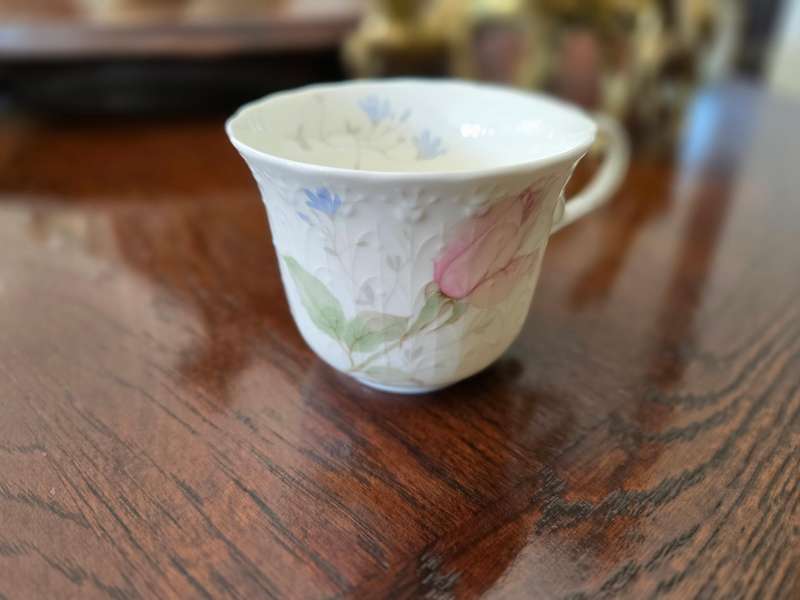 Mikasa "April Rose" bone china trio set