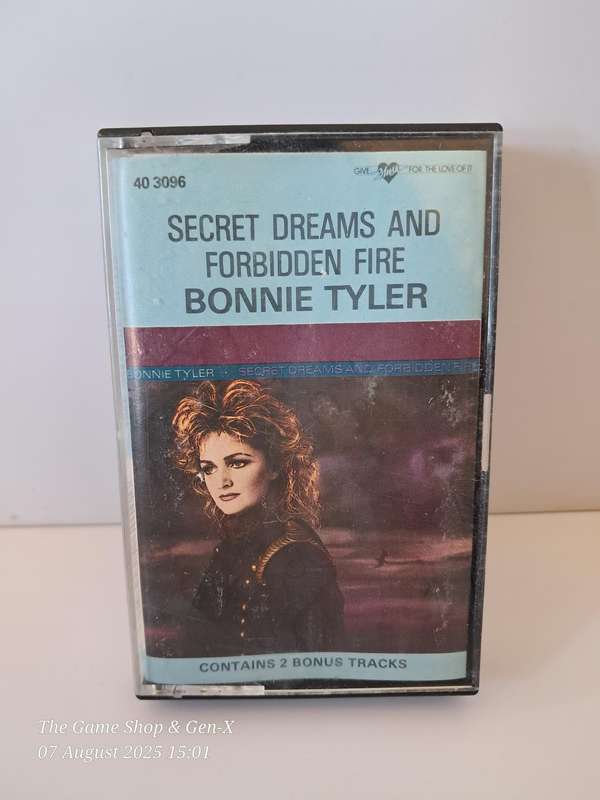 Music Tape:  Bonnie Tyler - Secret dreams and forbidden fire