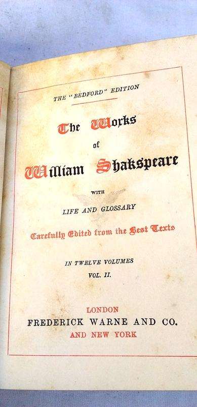 The works of William Shakespeare