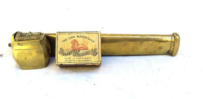 Brass Inkwell with Pen holder