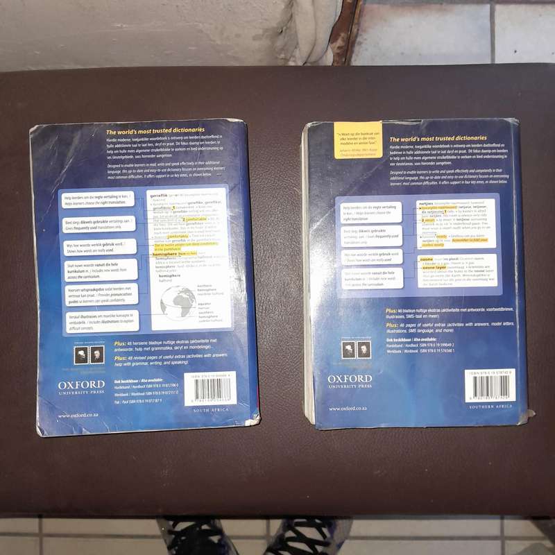 3-in-1 Deal: Oxford Dictionaries + Afrikaans Study Guide  60% OFF | Springs Pickup