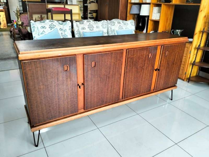 Beautiful Wooden 4 Door Sideboard