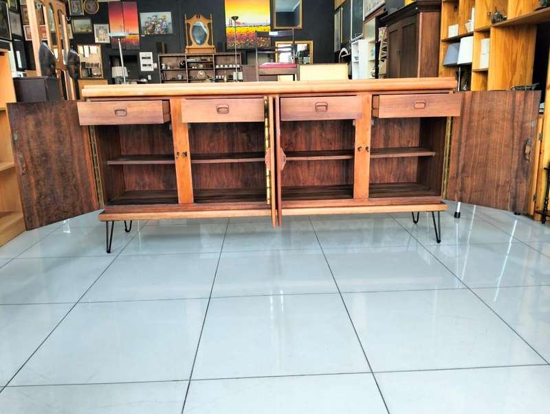 Beautiful Wooden 4 Door Sideboard
