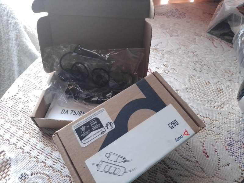 Poly DA75 USB to QD Black Adapter TAA 786C6AA