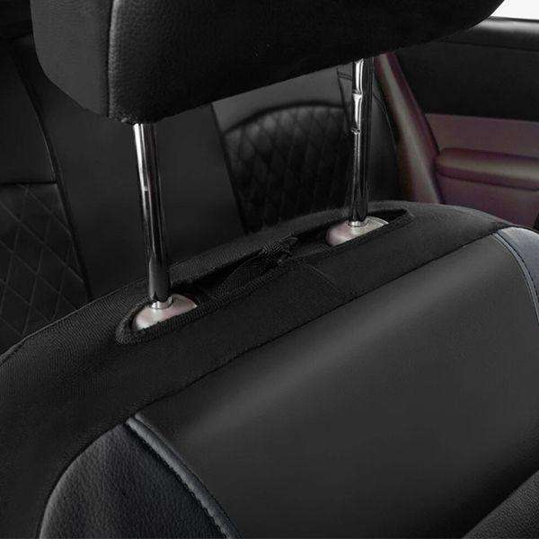 Car Seat Cover Set - ACA Leather - Quilted Universal Car Seat Protectors