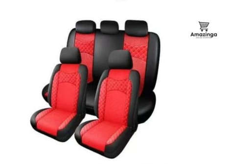Car Seat Cover Set - ACA Leather - Quilted Universal Car Seat Protectors