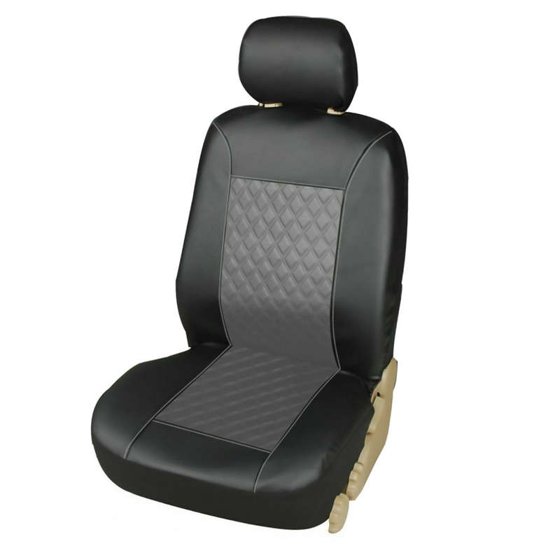 Car Seat Cover Set - ACA Leather - Quilted Universal Car Seat Protectors