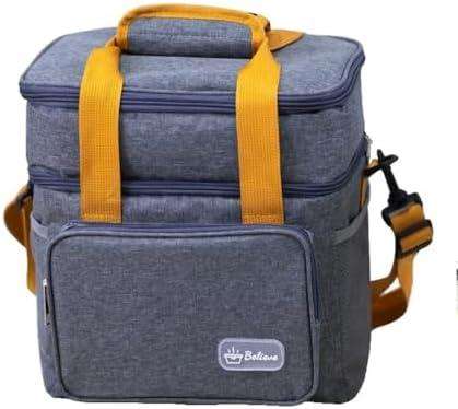 Lunch Bag | Portable Foldable Lunch Bag | For Hot and Cold Food and Drinks - Thermal Bag