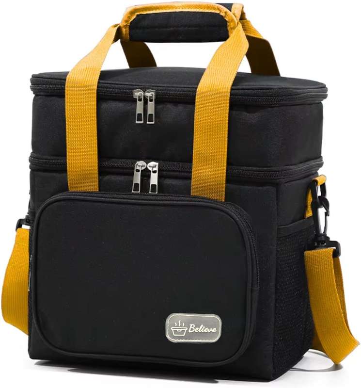 Lunch Bag | Portable Foldable Lunch Bag | For Hot and Cold Food and Drinks - Thermal Bag