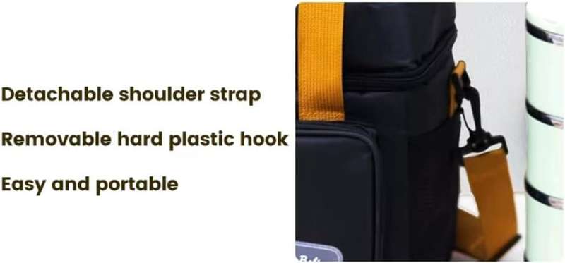 Lunch Bag | Portable Foldable Lunch Bag | For Hot and Cold Food and Drinks - Thermal Bag