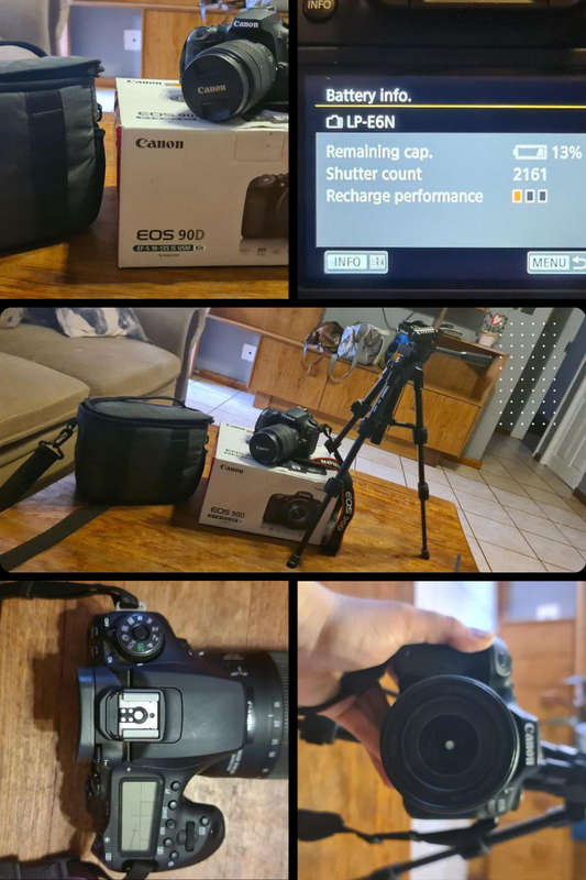 Canon EOS 90D Camera with Carry bag and Tripod