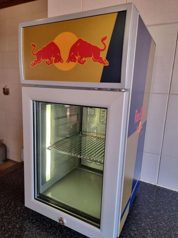 Red Bull mini display fridge