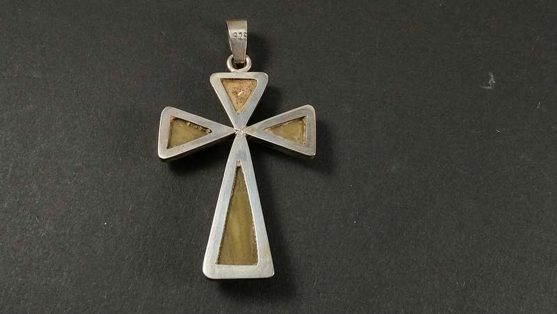 Handcrafted Natural Dolomitised Serpentine (Infinite) Solid Sterling Silver Pendant
