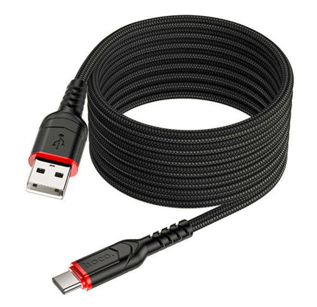 USB-C Fast Charging Data Cable 3A USB-A To USB-C 2 Meter Cable-hoco.-X59