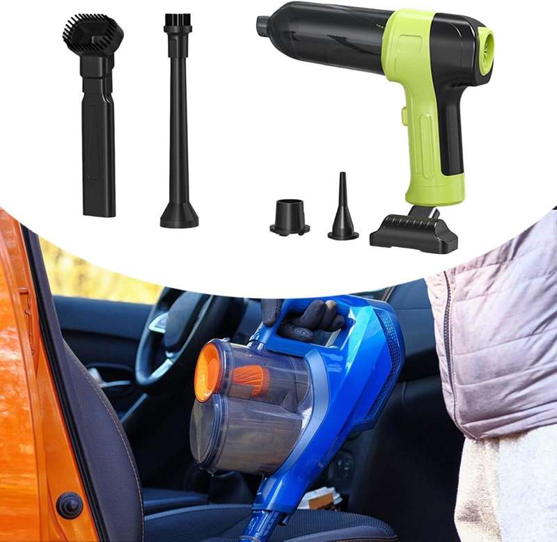 MD-12 Rechargeable Handheld Vacuum Cleaner - 120 W, 9000 PA, Cordless Mini