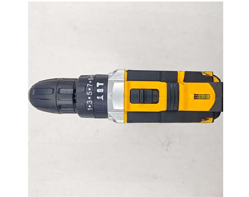 LDZ-001 21V Cordless Power Drill-2 Batteries, 25+3 Torque, 3/8" Chuck