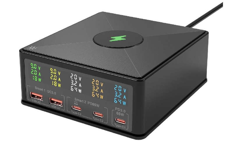 160W Wireless Super Fast Multi-Port Desktop Charging Station
