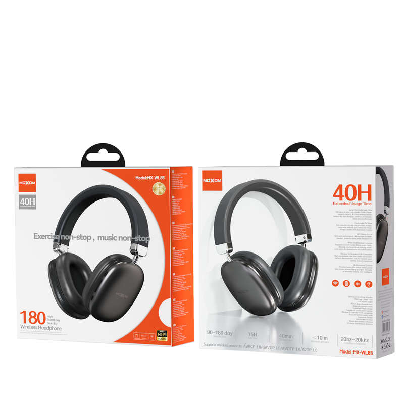 MX-WL85 Wireless Headphones - Bluetooth 5.3, 40 H Playtime