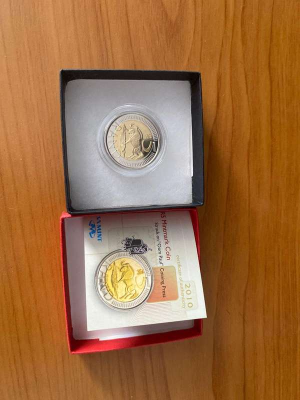 Collectible R5 Coin Set  2010 Mintmark + 2017 SARB 50th Anniversary  R800