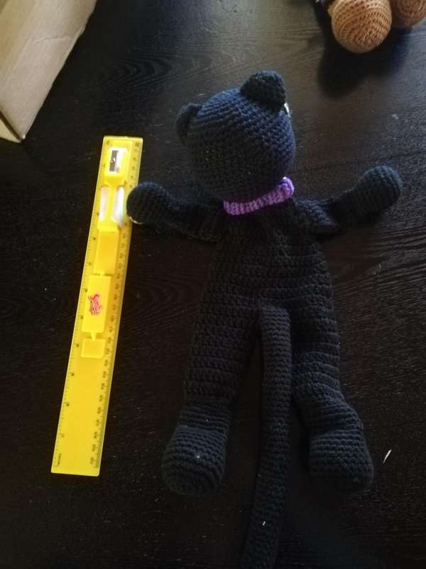 Crochet Comfort Cuddle  Attachment Doll - Witch and Cat Set with Accessories