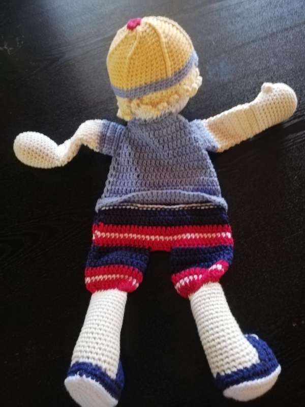 Crochet Comfort Cuddle  Attachment Doll - Boat Boy