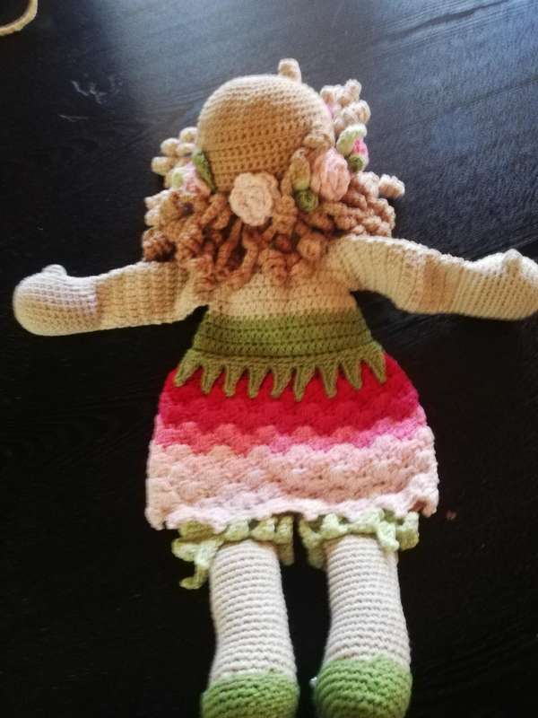 Crochet Comfort Cuddle  Attachment Doll - Spring Fairy