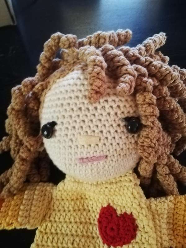 Crochet Comfort Cuddle  Attachment Doll - Autumn Fairy