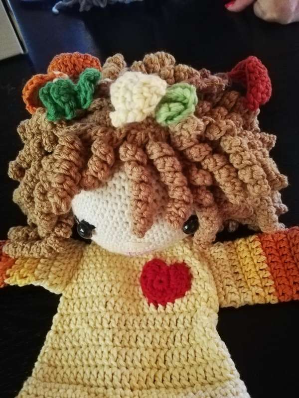 Crochet Comfort Cuddle  Attachment Doll - Autumn Fairy