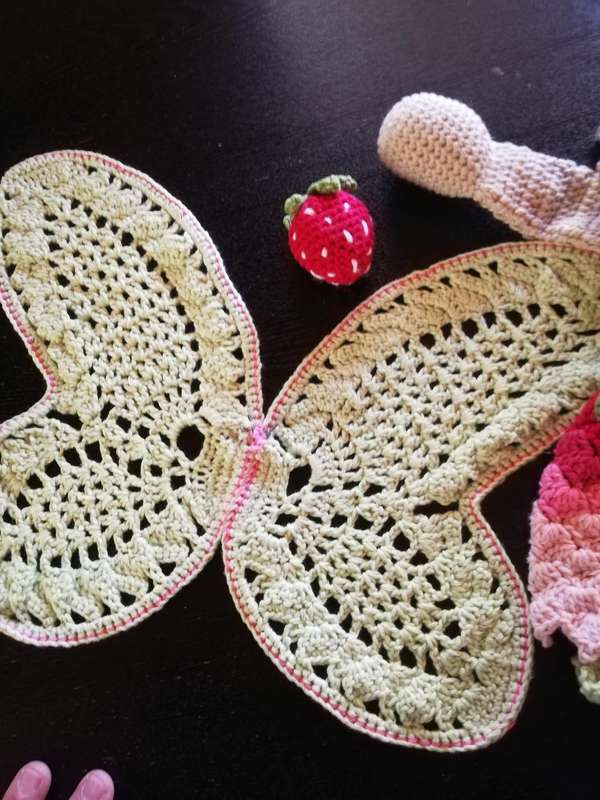 Crochet Comfort Cuddle  Attachment Doll - Spring Fairy